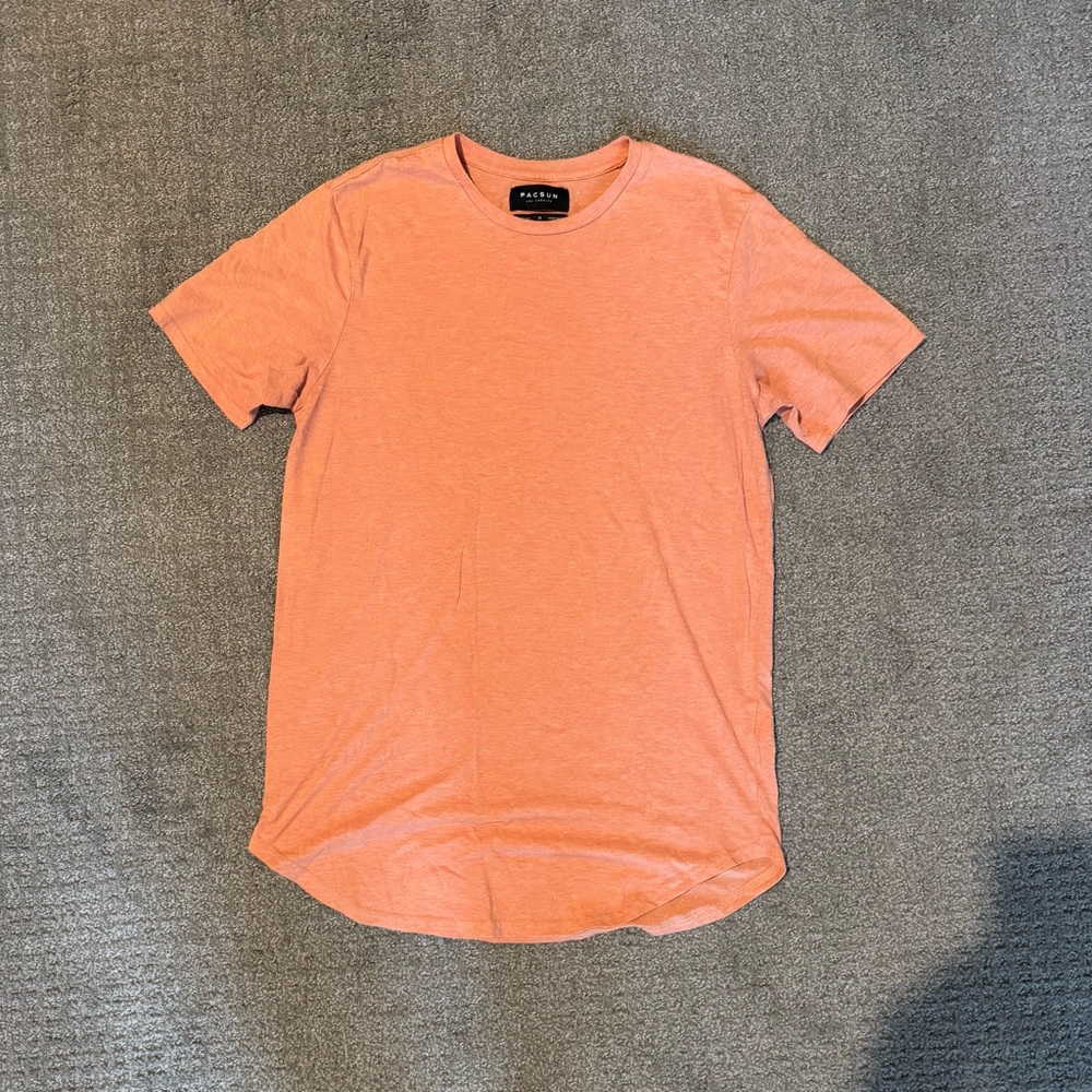Pacsun Men's Orange T-Shirt